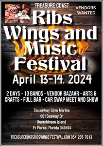 Register Now for an Unforgettable Experience at the 5th Annual Treasure Coast Ribs, Wings, and Music