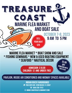 Get Ready for The Original Treasure Coast Marine Flea Market and Seafood Festival.