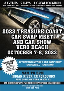 The Treasure Coast Car Swap Meet & Car Show Is Back Again.
