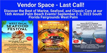  Vendor Space - Last Call! Discover the Best of Marine, Seafood, and Classic Cars at Our 16th Annual