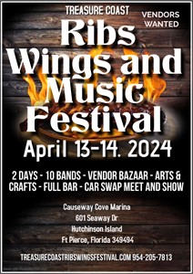 Get Ready to Sizzle! The 5th Annual Treasure Coast Ribs, Wings, and Music Festival is Almost Here.